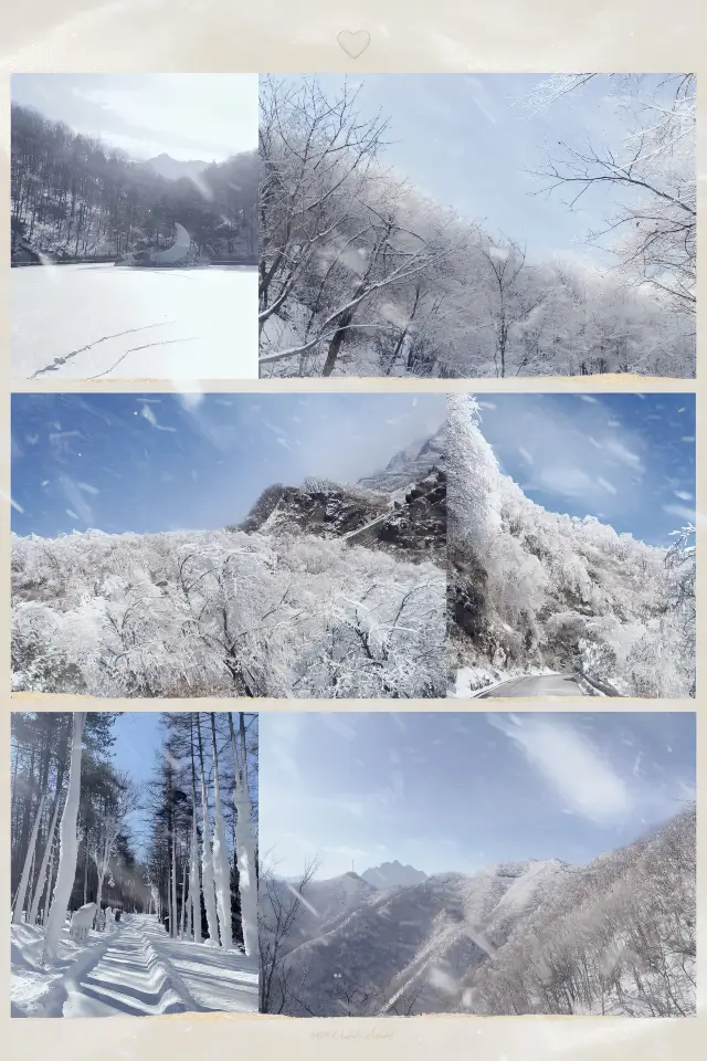 Good places to visit for snow viewing in Henan