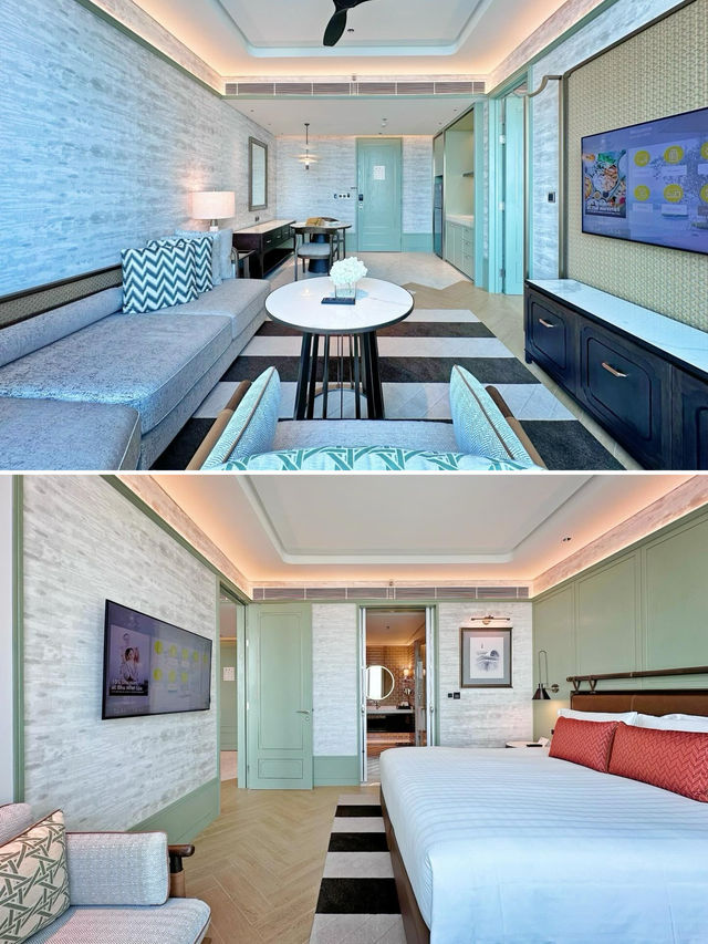 這家在曼谷新開的易思廷大酒店居然有兩個空中泳池～位置也超方便！