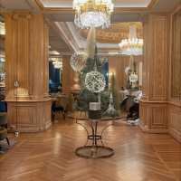 Views of the old city in Milano through Westin palace 