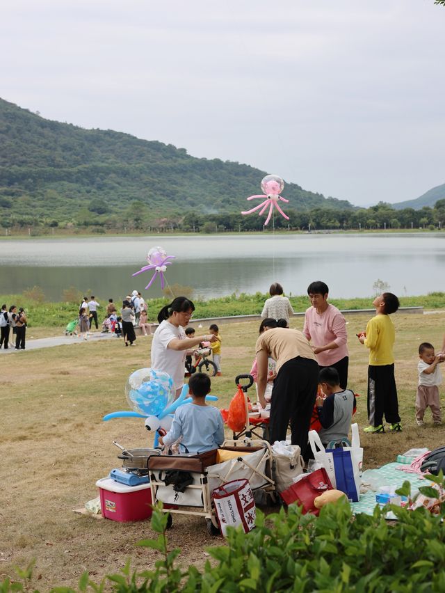 從化免費公園 露營野餐遛娃好去處。