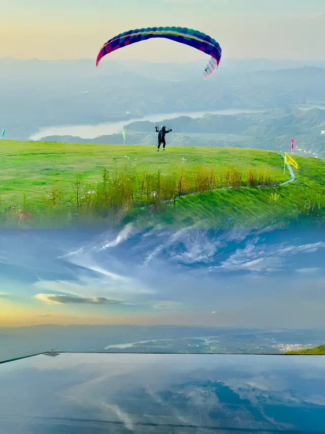 I was amazed by the paragliding in Anji🪂 I didn't want to leave, highly recommended
