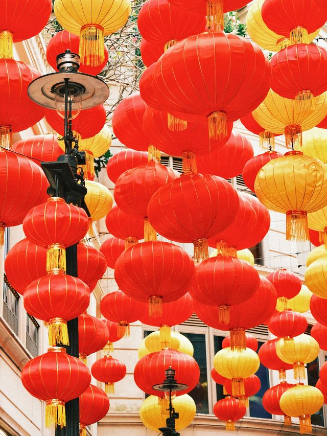 香港春節浪漫打卡|灣仔利東街喜慶燈海迎新春