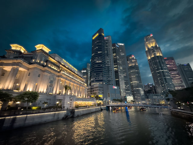 The Night Harbour of Singapore!