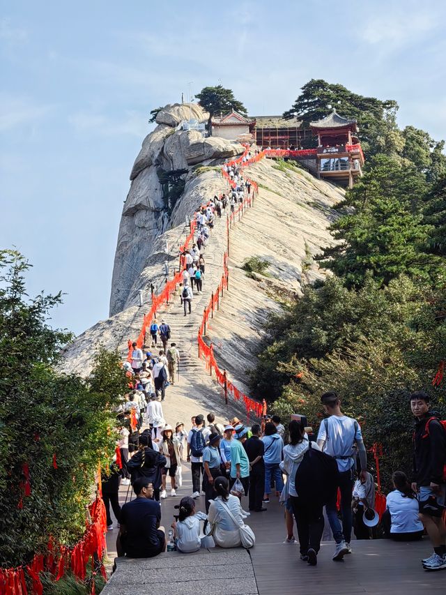 華山遊記（三）——西上北下五峰盡登