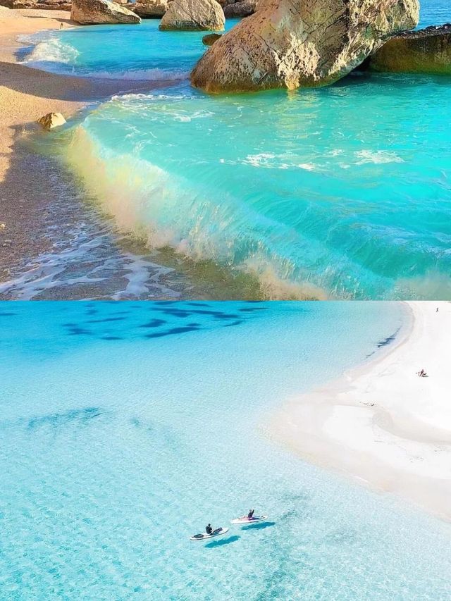 撒丁島地球上僅此一片的果凍海！