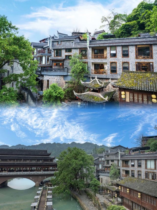 鳳凰古城必住榜呢間江景民宿體驗感直接爆燈