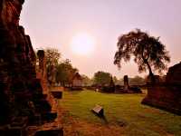 Twilight Alchemy: Sunsets over the Sukhothai Historical Park
