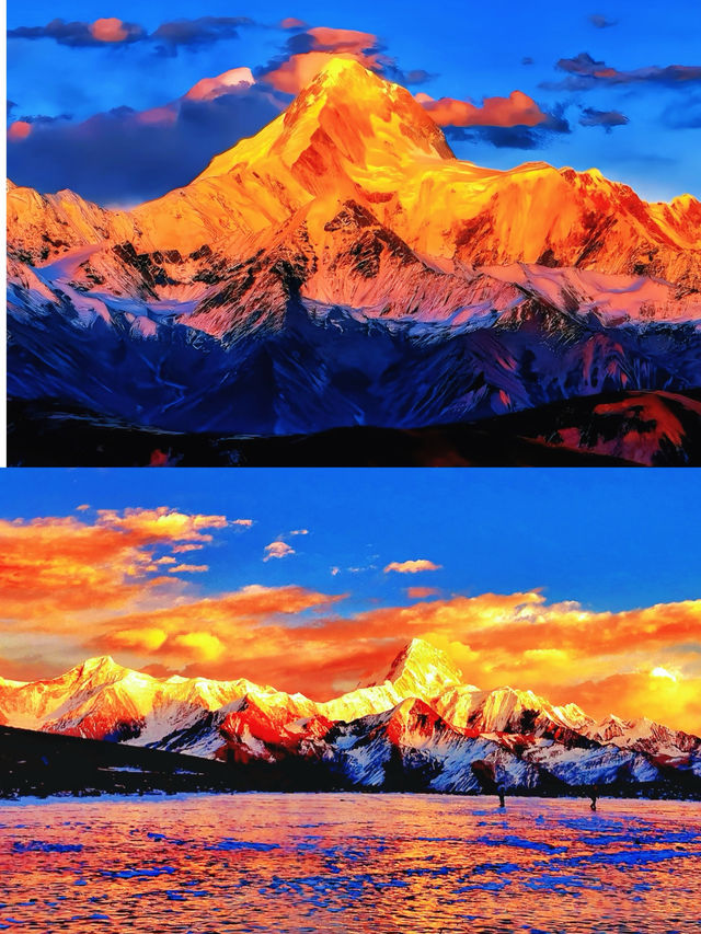 感動到喊，貢嘎滿足咗我對所有雪山嘅幻想...