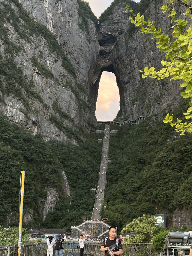 Amazing Day in Tianmen mountains. Amazing Day in Tianmen mountains.