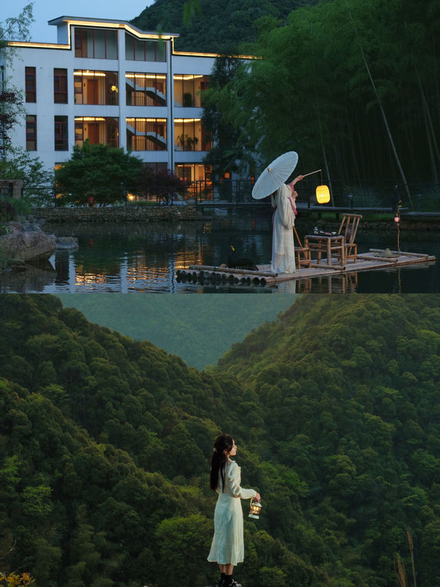 安吉避暑躺平天花板！山頂Villa將山野瀑布搬進夏天
