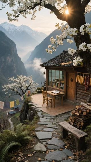 An ancient cliffside village on the Yunnan border hides China’s loneliest library!