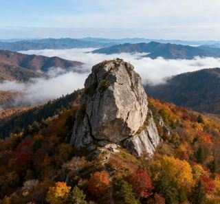 少太連穿秋日徒步，邂逅嵩山最壯麗的色彩