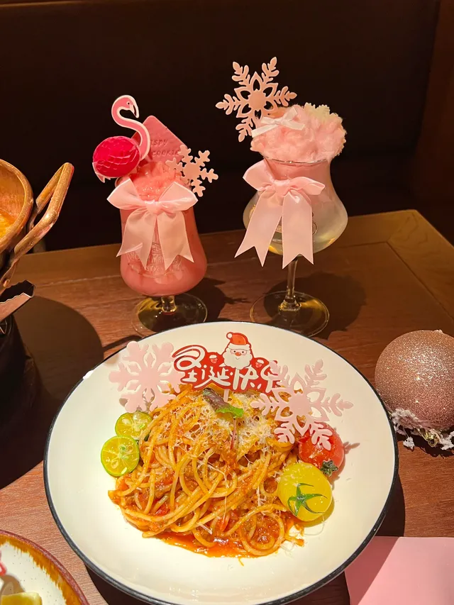 抓住長春的粉色聖誕樹啦 