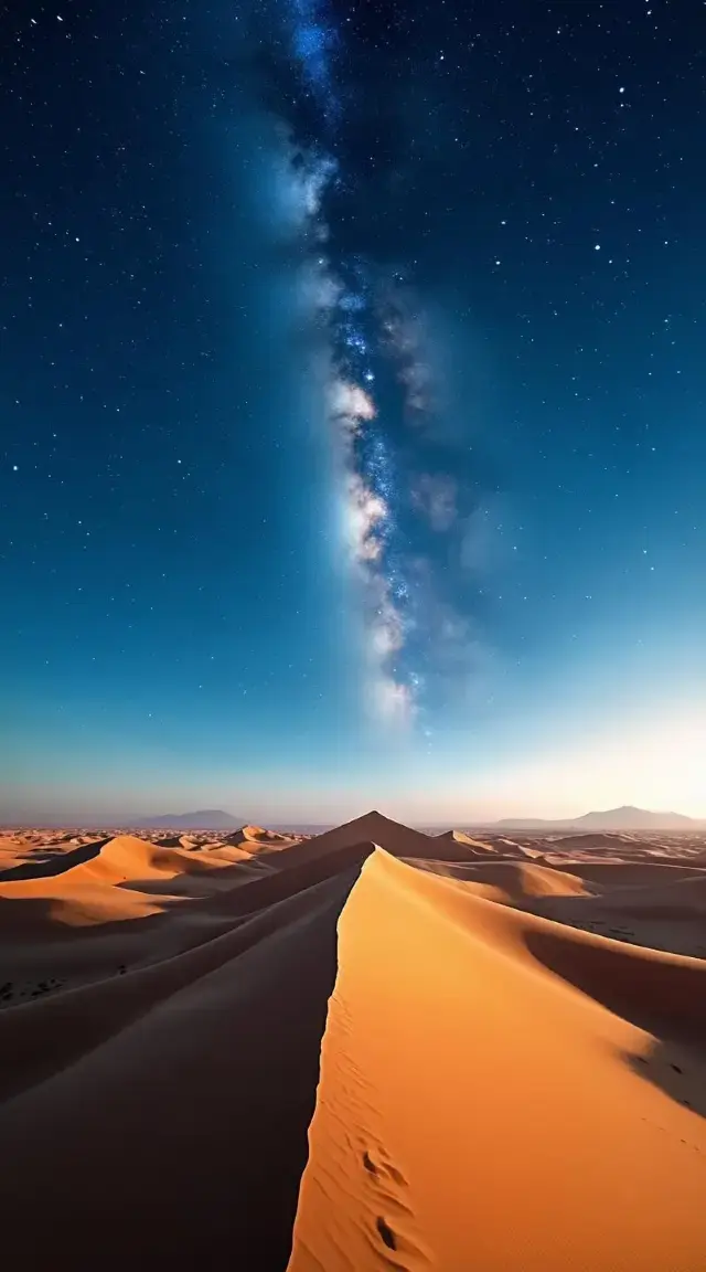 Песчаное море и звездная река — невероятное зрелище!