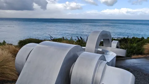 Stirling Point at Bluff, the southernmost tip of New Zealand — traveler post in Bluff