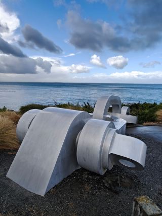 Stirling Point at Bluff, the southernmost tip of New Zealand