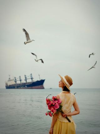 The Bravis in Weihai | A stranded giant ship that captures the fate of a movie