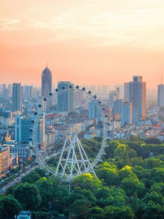 Hefei city roaming | a hidden panoramic viewpoint in the old town