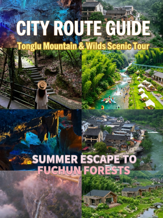 Tonglu 3-day 2-night nanny-level guide: about 800 per person, explore the banks of the Fuchun River!