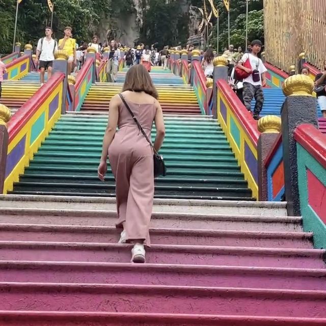 The rainbow staircase - Batu Caves