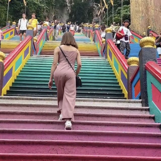 The rainbow staircase - Batu Caves