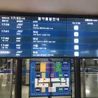 清州国際空港→ソウル　移動方法①