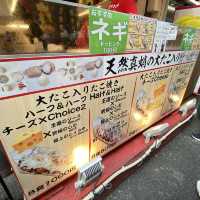 大阪観光グルメ！道頓堀でたこ焼き満喫