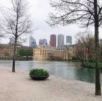 荷蘭🇳🇱海牙The Hague (Den Haag)🚶🏻‍♀️🚶🏿🚶🏻‍♂️ Hofvijver 散步看風景