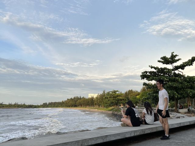 Recreational while breathe the sea air