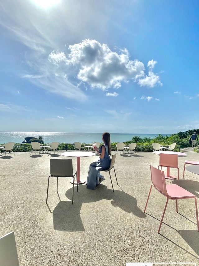 那覇の絶景カフェ🎵星野リゾート、バンタカフェ☕️