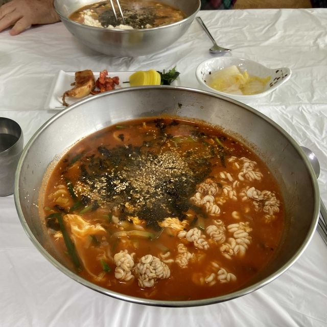 강릉여행 강릉역 앞 장칼국수 맛집 추천