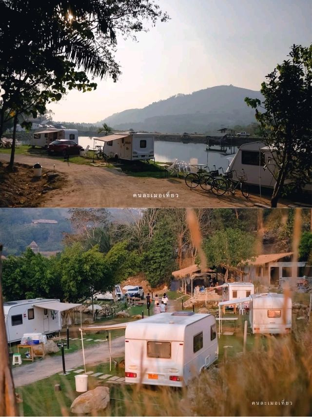 นอนรถบ้าน..ตั้งแคมป์กลางหุบเขาที่ สวนละไม จ.ระยอง