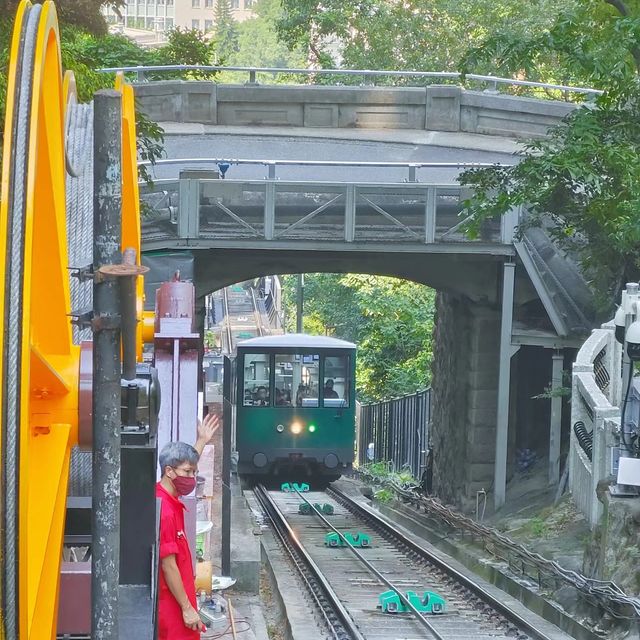 香港太平山🏞️登上維港之巔感受無限美景🌆🚠✨