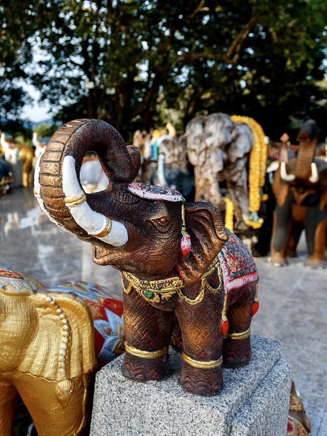 The Elephant Shrine at Promthep cape