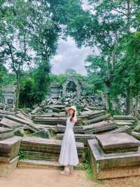 【絶景】まるでラピュタの世界！神秘的で美しいベンメリア遺跡🇰🇭