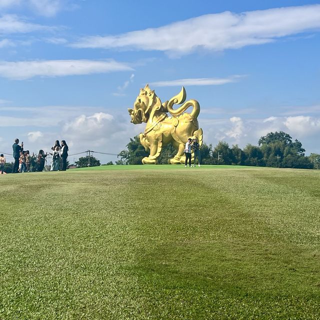 Relaxing and enjoying at Singha park