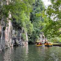 Paddle around the beautiful limestone 