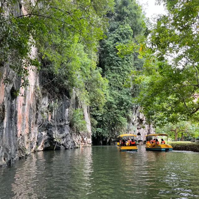 Paddle around the beautiful limestone 