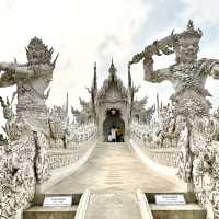 The beautiful of Wat Rong Khun - White temple