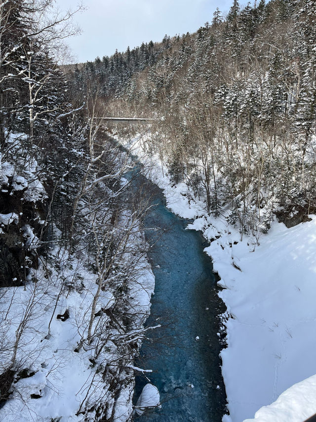 Have you seen a frozen waterfall? 