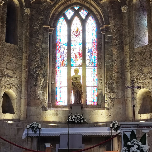 Lovely cathedral at Sant Cugat