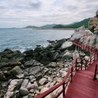 Exploring Vinh Hy Bay with my friends