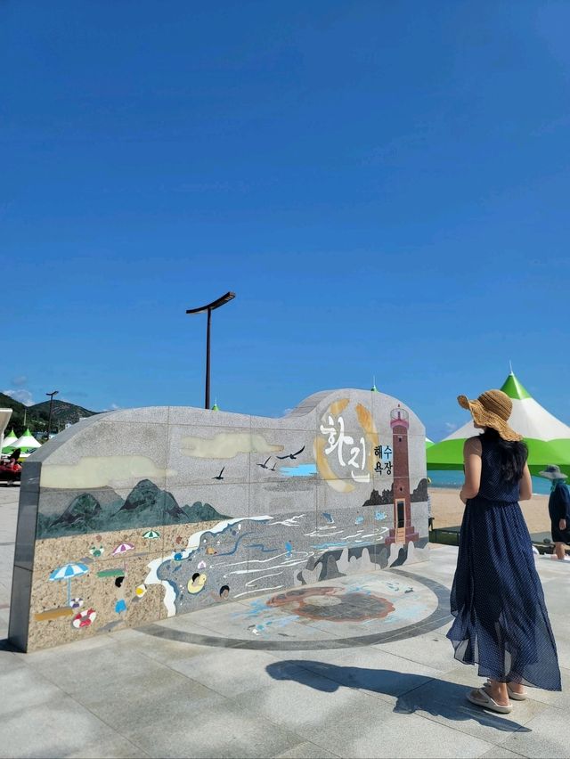 7번국도의 아름다운 포항 해수욕장🏖