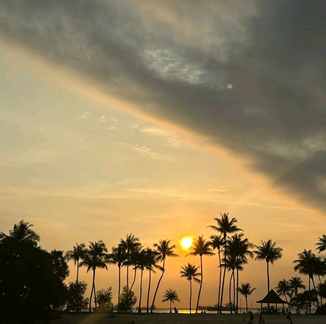 Sunset at Tanjong Beach Club Bar