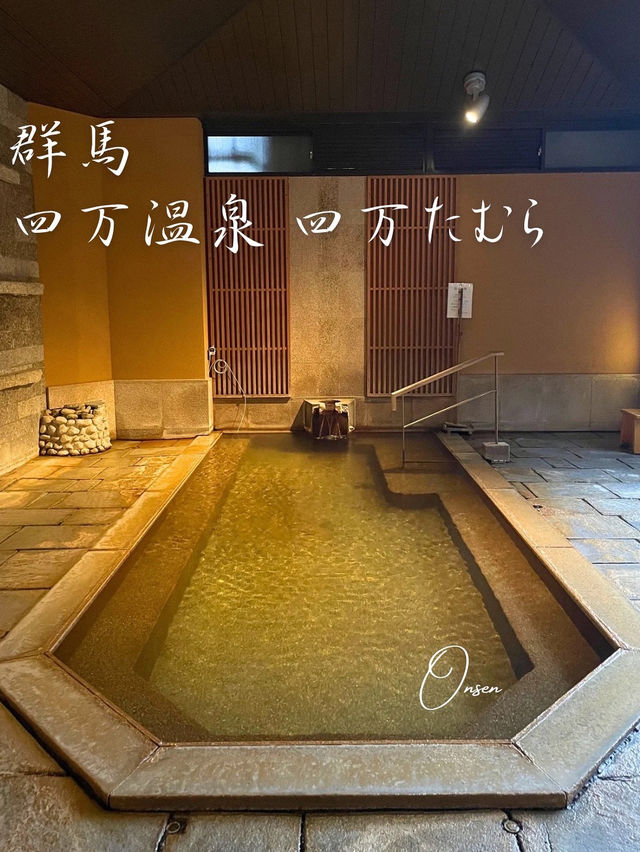 打たせ湯や源泉蒸し風呂にも入れる！四万温泉 四万たむら♨️岩根の湯