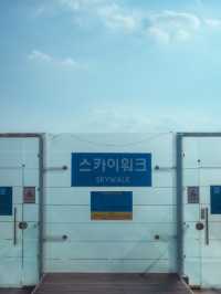 한반도 풍경을 한 눈에 볼 수 있는“병방치 스카이워크”