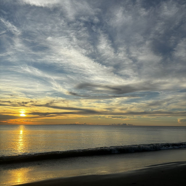 Sunset view at Aguila, Sebaste, Antique