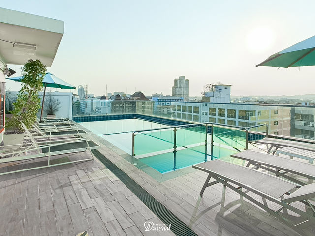 โรงแรมในพัทยากลาง ใกล้ชายหาดและตลาดสด
