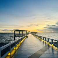 Serene Sunsets at Bangsaen Beach