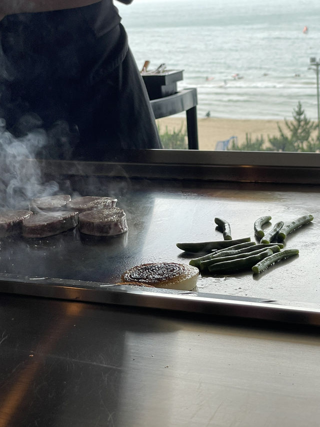 부산 송정 바닷가보면서 철판구이어때요 🌊